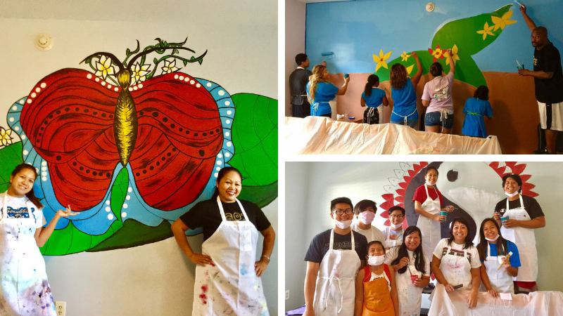 Mural Painting at South Shelter